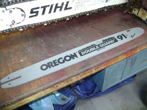 Vintage NOS Arborists Tree Climbing Saw Bar Oregon 16&#034; Double Guard 91 roller