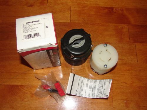 New Cooper CWL2020C/ NEMA L20-20C  FEMALE Connector 20A  347/600V