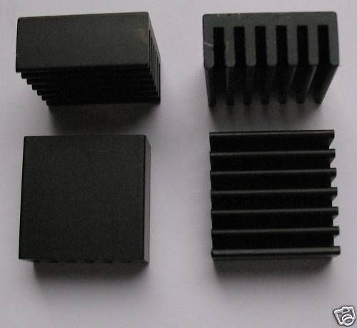 EXTRUDED AL HEATSINKS 0.9&#034;x0.9&#034;x0.39&#034;  (270 PCS)