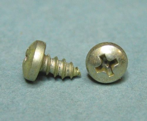 500 - pieces steel #4 x 1/4&#034; phillips pan head sheet  metal screw for sale