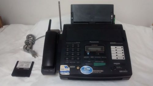 Panasonic KX-FM230 Fax Copier Wireless Cordless Handset Plain Paper MFC