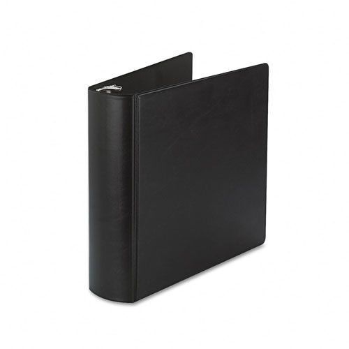 Samsil Contour Heavy-Duty Locking Round Ring Binder, 11x8.5, 3&#034;&#034; Capacity, Blk