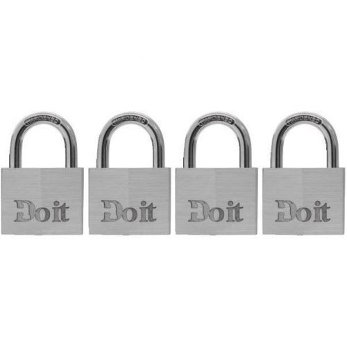 1-1/2&#034; ALUMN 4PK PADLOCK by DoItBest