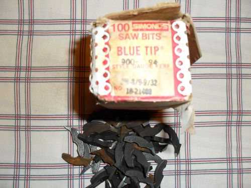 Simonds Saw Bits Box Of 100 2 1/2 style 8/9 guage 9/32