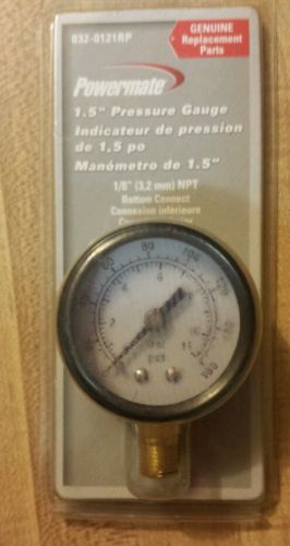 NEW Powermate/MagnaForce  032-0121RP 1.5 Pressure Gauge genuine replacement part