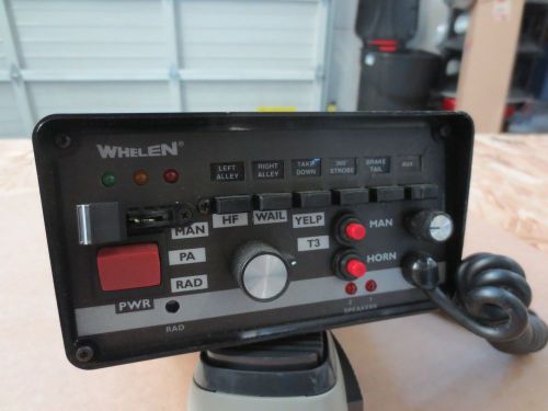 WHELEN MODEL 295HFSA6 AMPLIFIER SWITCH CENTER