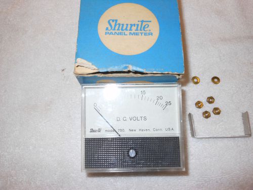 NIB Vtg. Shurite DC Volts Panel Meter 7109Z