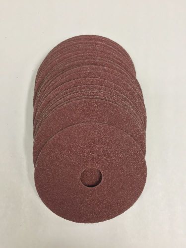 QTY:25 Aluminum Oxide 4-1/2&#034; X 7/8&#034; 50 Grit Fiber Disc 99313 USA SHIPPING