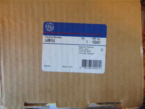 NIB GE General Electric LAR1AJ Magnetic Reverser 3P Open 7.5 HP @480v