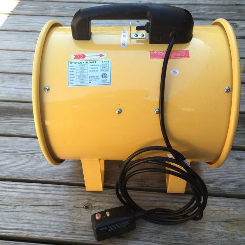 UTILITY BLOWER / FAN Commercial - 12&#034; - 120V - 4/7 Hp - 2 Speed - 2,905 CFM