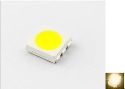 1000 pcs PLCC-6 5050 SMD 3-CHIPS Warm-white 9000 mcd Ultra bright LED