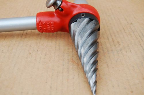 Ridgid no. 2-s spiral pipe reamer for threader cutter oil field plumbing tools # for sale