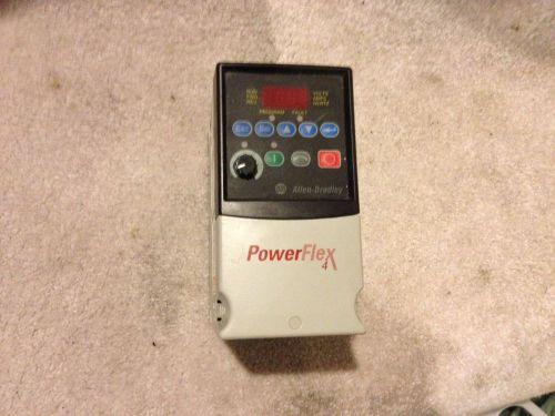 POWER FLEX 4.22A-D4P0N104 AC DRIVE, 2 HP used AS IS See Description