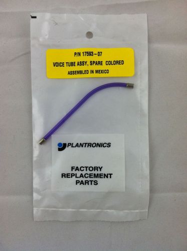 TWO PLANTRONICS VOICE TUBES, NEW, PURPLE PN = 17593-07