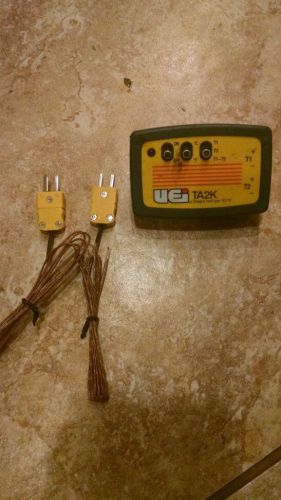 UEi TA2K Dual Input Temperature Adapter WITH K-Type Temperature Probe  - NEW