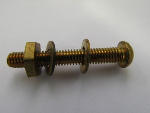 8X 4.6 X 31.5. Round Head,Solid Brass Screws.