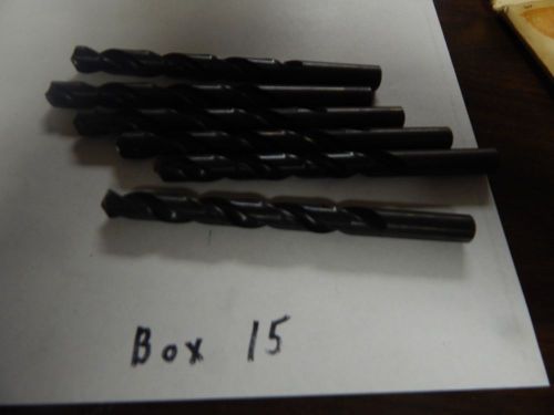 &#034;ATM&#034; Twist Drill Bits  31/64&#034;, lot of 6 pcs.