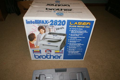 BROTHERS INTELLIFAX 2820 COPIER/FAX MACHINE