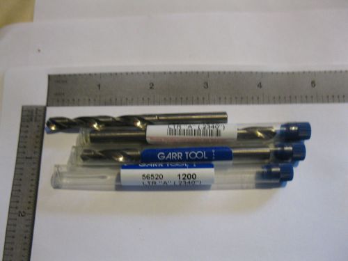 3 new garr  .234  solid carbide drills.