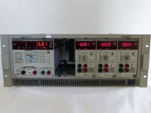 Tektronix TEK TM5006 PS 5010 Programable Power supply x3 PS 5004 Precision power