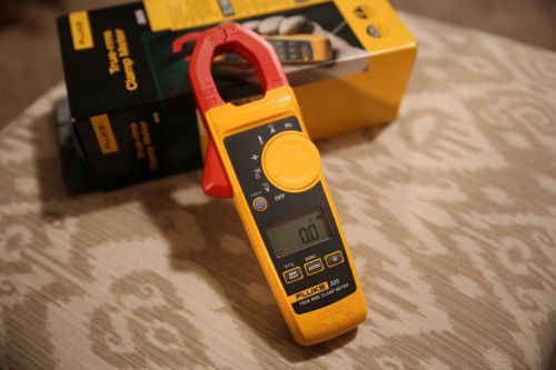 NEW Fluke 325 True RMS Clamp Meter In Original Box w/ Probes &amp; Manuals