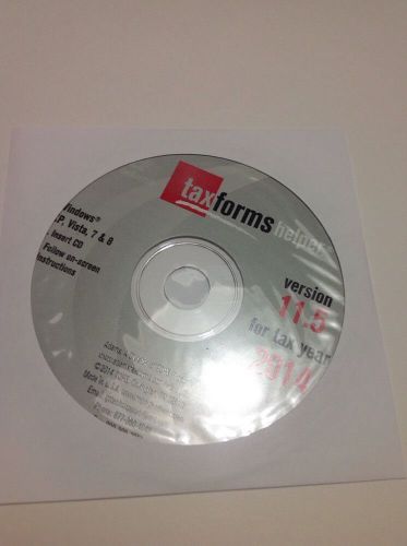 ADAMS HELPER CD SOFTWARE PROGRAM 2014 FOR W2 W-2 1099-MISC TAX FORMS LASER IRS