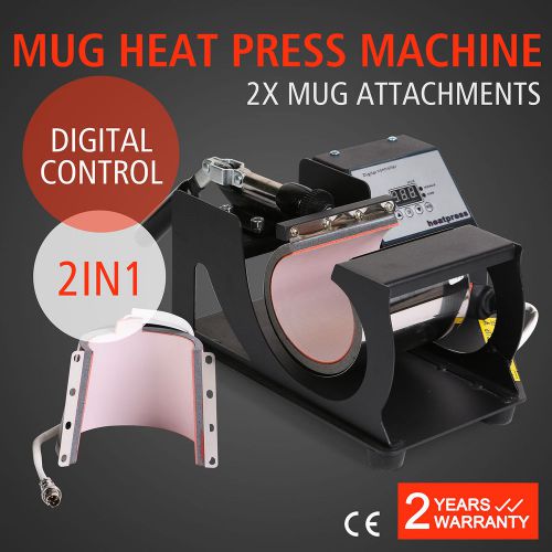 2IN1 MUG CUP HEAT PRESS TRANSFER 4 PROGRAMS PRINTING CONTROL EXCELLENT FANTASTIC