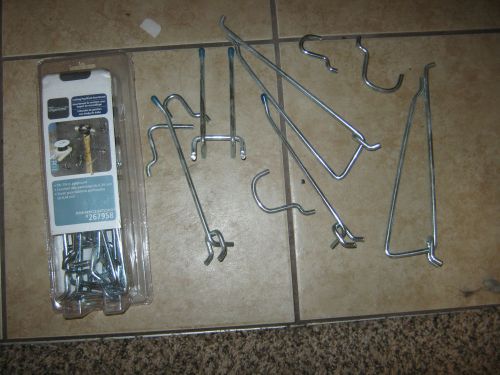 42 piece pegboard hooks 1/4&#034; board  267958