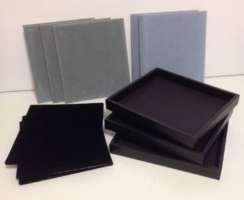 Half Size Sample Trays With Velvet Inserts