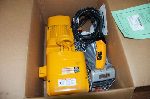 Harrington electric chain hoist for sale