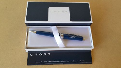 **New** CROSS AVENTURA ELAN BALLPOINT PEN, BLUE , w/ GIFT BOX NO RESERVE L@@K!