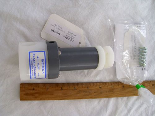 Plastomatic Relief Valve, 1/2&#034; NPT, PVDF Body, Teflon Diaphragm, Viton Seals