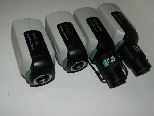 BOSCH PHILIPS CCD CAMERA (LOT OF 4x) LTC0355/20 LTC0435/20 LTC0345/20  UNTESTED*