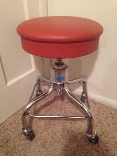 Pedigo Chrome Swivel Adjustable Medical Exam Stool Chair-
							
							show original title