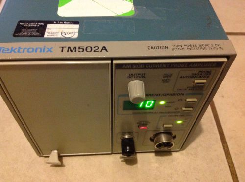 Tektronix TM502A Power Module with AM 503B Current Probe Amplifier