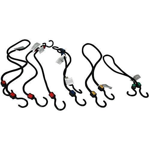 Highland (9133800) Triple Strength Bungee Cord Assortment - 7 Piece New