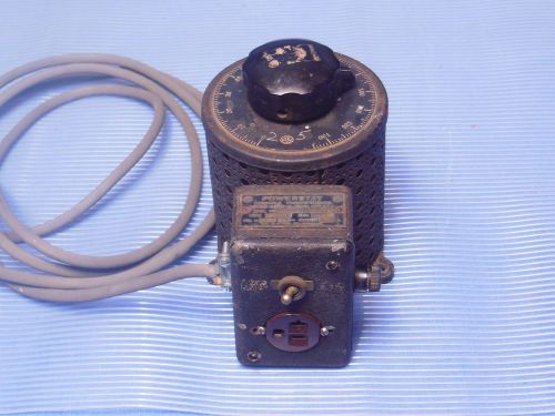 Vtg Superior Electric Powerstat Variable Transformer Type3pf116