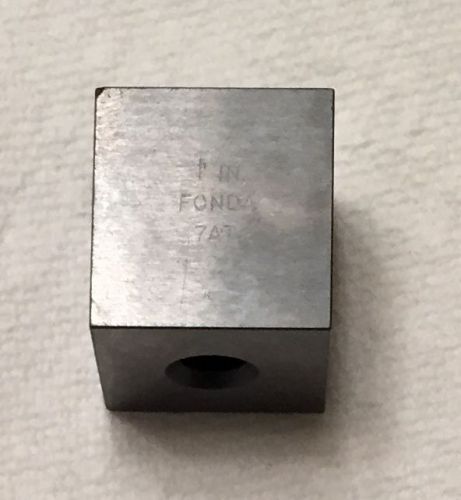 FONDA 1.0&#034; CARBIDE SQUARE GAGE GUAGE BLOCK MACHINIST