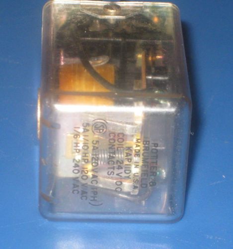 Potter &amp; Brumfield KAP11DY 24 V DC 5A 1/10 HP 120 VAC 1/6 HP 240 VAC Relay