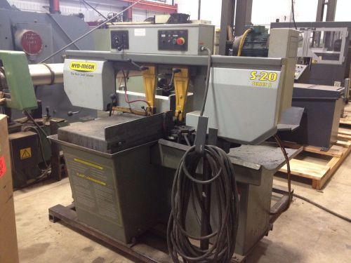 #9571: Used Hyd-mech Horizontal Manual Bandsaw Fabrication Equipment S20M