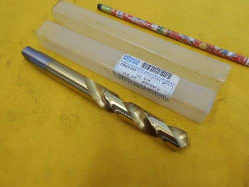 NEW STRAIGHT SHANK DRILL 18MM x 7 1/2&#034; long lathe mill tool GREENFIELD USA TIN