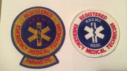 NREMT Vintage National Registry Patches Lot of 2 New