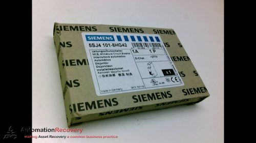 SIEMENS 5SJ4 101-8HG42 MINIATURE CIRCUIT BREAKER, 50/60HZ, 230V, ICU:, NEW