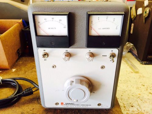 Variac.  120 Volt 10 Amp with Meters.