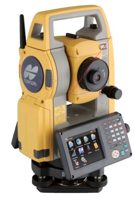 Total station Topcon OS 105 akurasi 5 detik - onboard station series