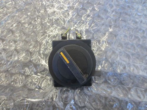 MITSUBISHI M-V5CN CNC MILL TFJ23C SR CONTROL BREAKER POSITION KNOB SWITCH