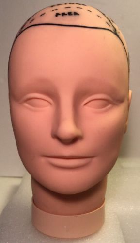 Mannequins Bald Head Cosmetology Barber School Makeup Instructional