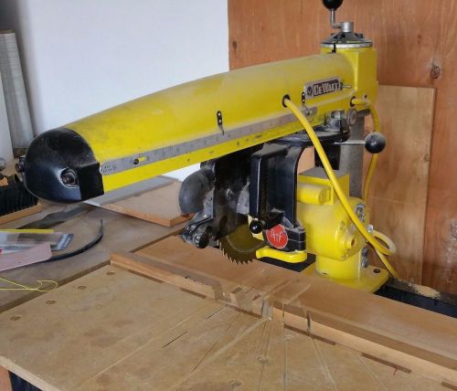 VINTAGE 10&#034; DEWALT RADIAL ARM SAW MODEL GWI