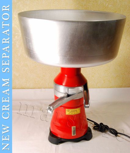 Full Metal milk cream electric centrifugal separator 100L/h + eng manual