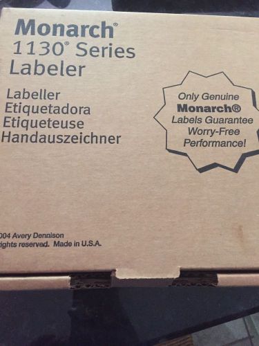 GENUINE BRAND NEW MONARCH 1130-01 Series PRICE GUN LABELER Model 1131